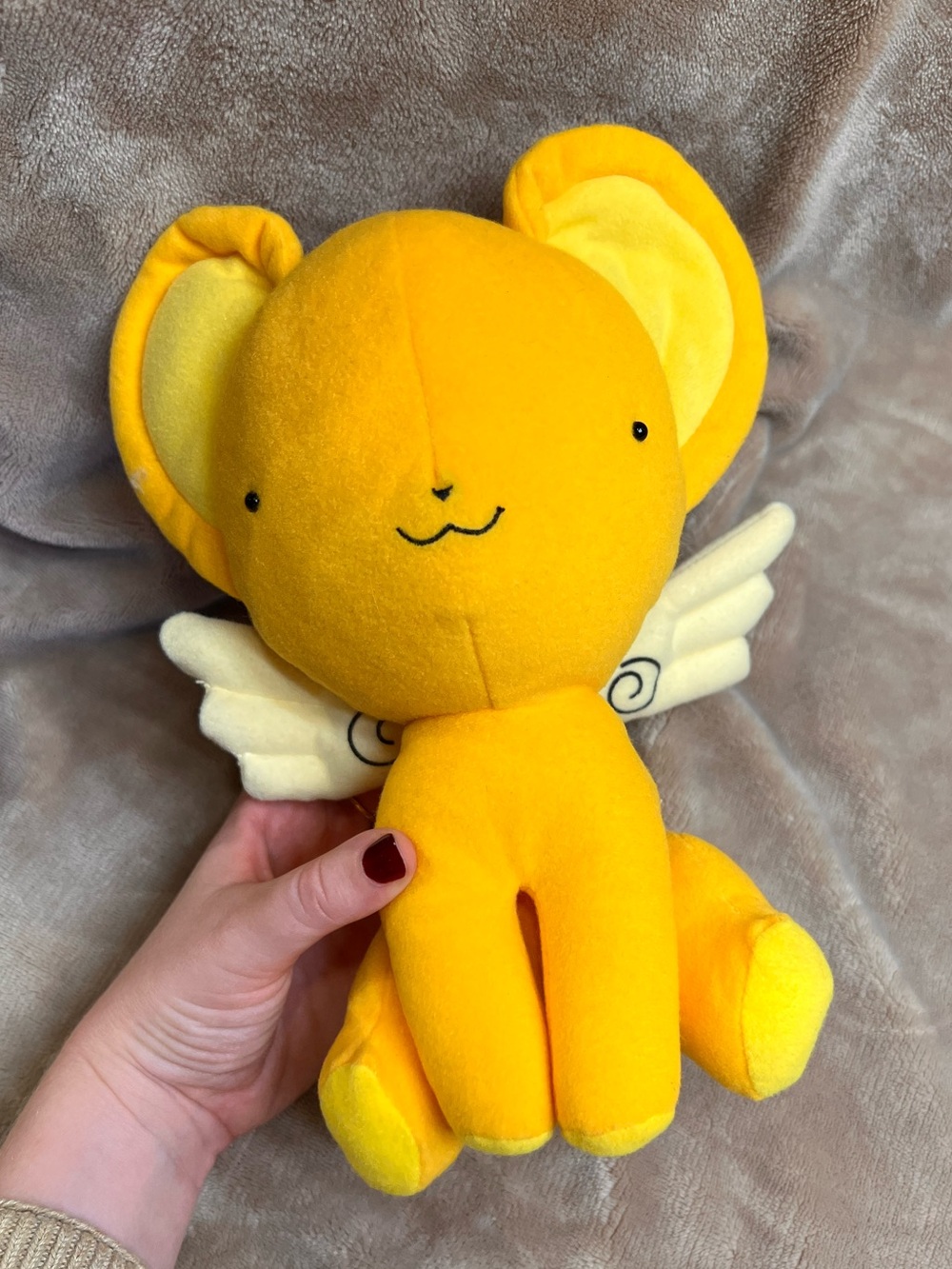 Vintage Kero-Chan Cerberus Cardcaptor Sakura Yellow Plush Toy